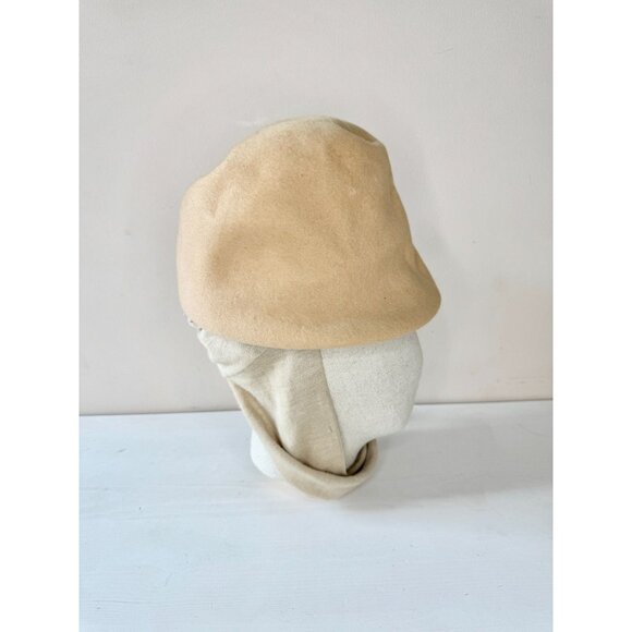 Vintage BARBARA DALE Glenover Henry Pollak Camel Tan Wool Felt Equestrian Hat - Picture 4 of 16